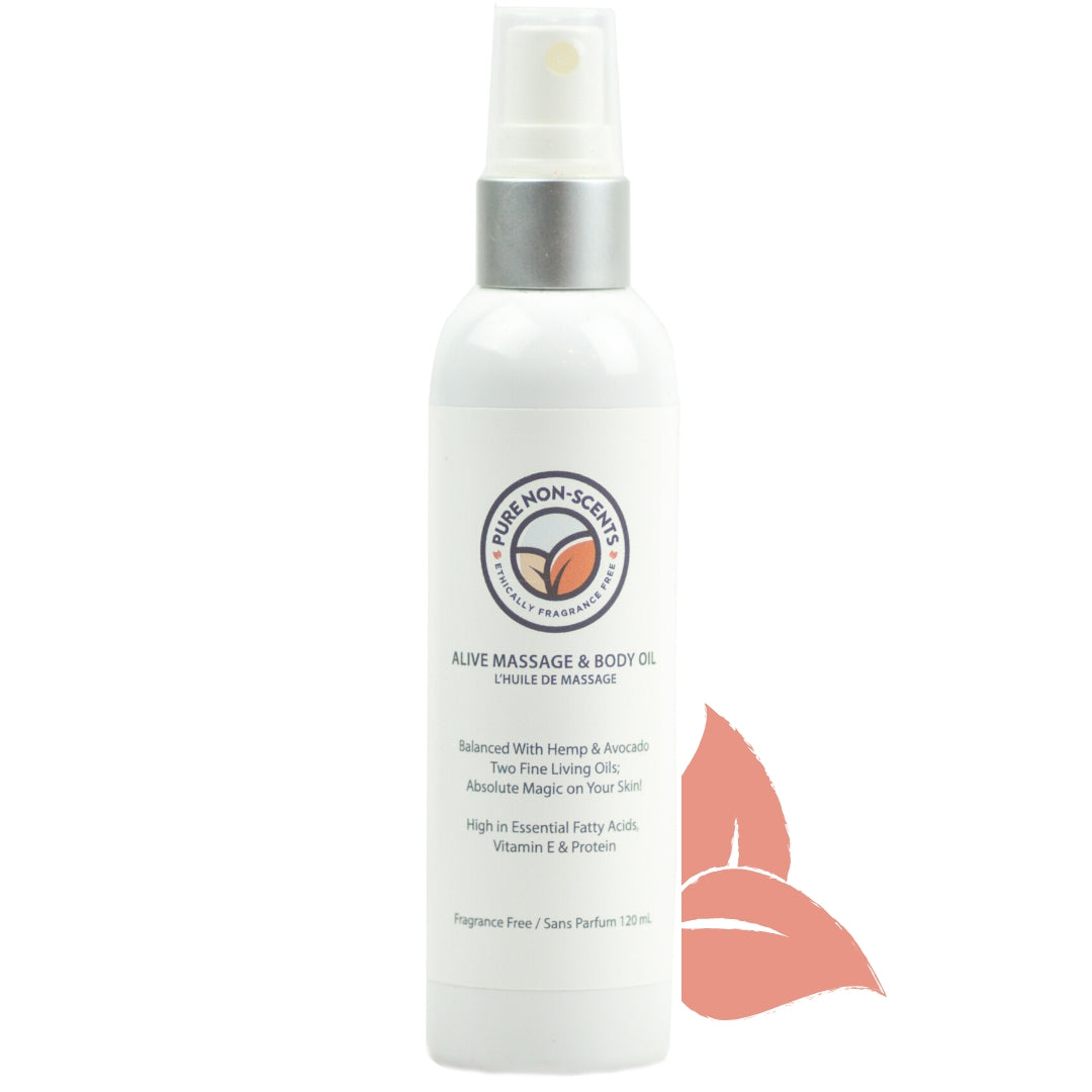Fragrance Free Alive Massage & Body Oil