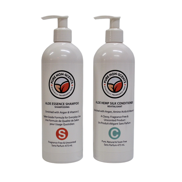 Aloe Essence Shampoo & Aloe Hemp Silk Conditioner Bundle 473mL