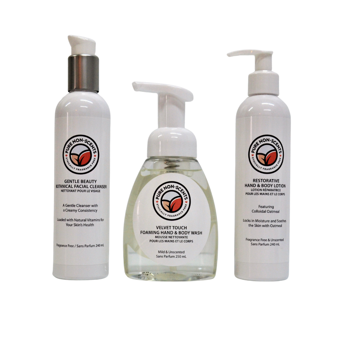 Body Lotion, Body Wash & Facial Cleanser Bundle